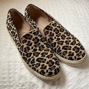 Leopard Print Slip-On Sneakers